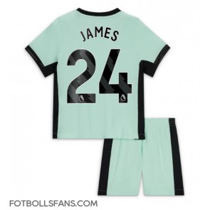 Chelsea Reece James #24 Replika Tredje Tröja Barn 2023-24 Kortärmad (+ Korta byxor)
